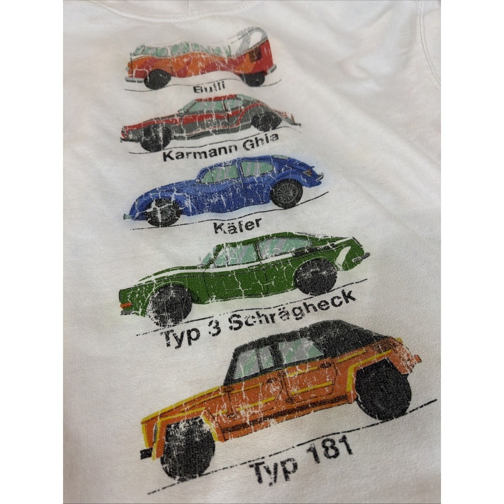 Official Licensed Volkswagen VW‎ Vintage Bus German Classic Cars Men's LG Hoodie - Picture 2 of 7